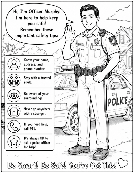 Officer Ray Murphy Coloring Book
