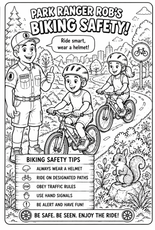 Park Ranger Rob's Safety Coloring Book
