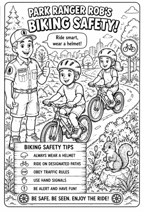 Park Ranger Rob's Safety Coloring Book