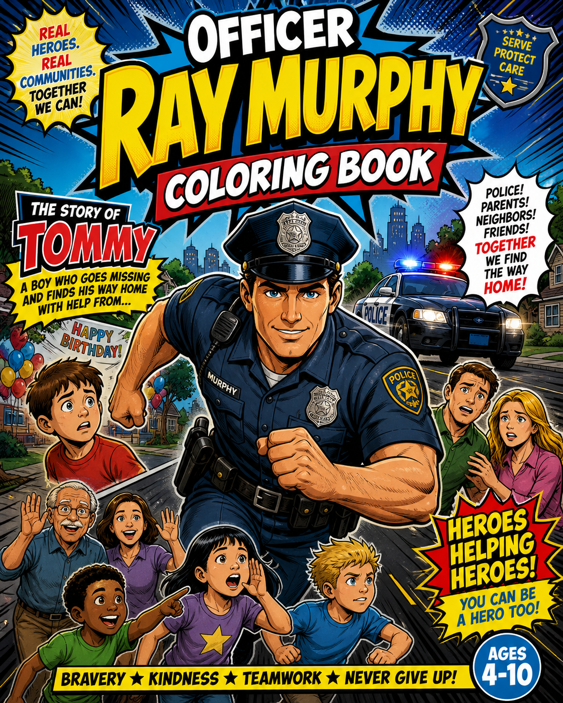 Officer Ray Murphy Coloring Book
