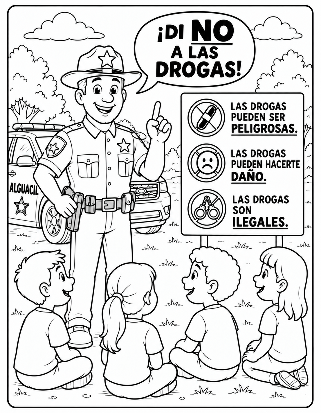 Spanish translation: Los Consejos de Seguridad del Sheriff Andy